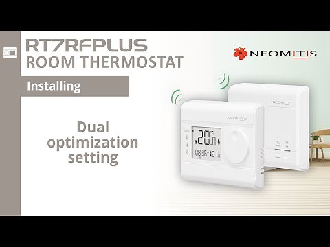 Dual optimization setting - [Tutorials RT7RFPLUS room thermostat]