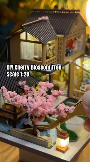 DIY Cherry Blossom Tree Scale 1:28