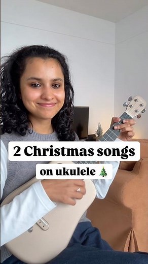 How to play 2 famous Christmas songs on Ukulele (Last Christmas, Feliz Navidad) ⭐️ #shorts