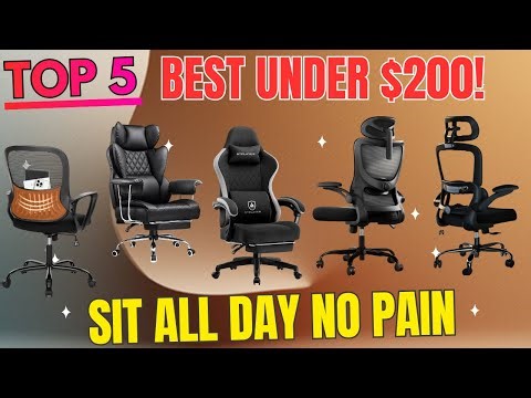 Best Ergonomic Office Chair 2025 💺 Top 5 Best Office Chair Reviews Under $200!
