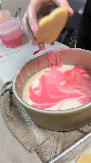 Pour your heart out with our sugar cookies. Valentine’s colors and shapes through Sunday! 💌 #happyvalentines #bakery #shoplocal #gnvfl #sugarcookies | Uppercrust