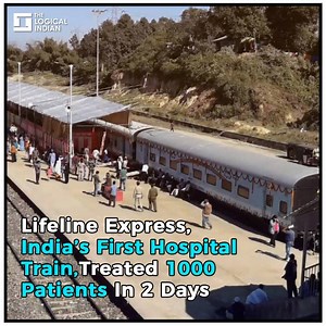 Lifeline Express is India’s first hospital train that reached Tripura on December 16. Over a thousand patients in two days attended the free medical service provided by Lifeline hospital. The hospital train has identified 77 cataract patients, who will undergo treatment. | The Logical Indian