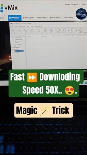 🚀 50X Faster Downloading! (IDM Secret) #shorts #vmix
