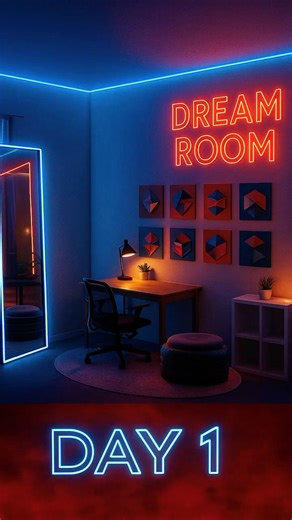 CRAFT ROOM MAKEOVER – Day 1 ✨ Cleaning + DIY Window Cover | Small Room Transformation