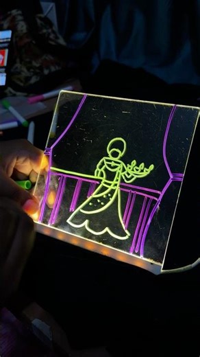 how to draw deepavali celebration😅🤣 acrylic board 🥰😍#shorts