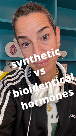 SHIEVA GHOFRANY, M.D. OBGYN, MSCP, MAMA, CANCER THRIVER on Instagram: "‼️listen up—WHAT’s the difference between birth control VS hormone replacement therapy? 💙and spoiler alert : SYNTHETIC vs BIOIDENTICAL—both are good for DIFFERENT reasons —no VALUE judgement necessary. 💙does this make sense? Ask me questions… . . #hormonereplacementtherapy #obgyn #birthcontrol #perimenopausehealth #obgynhealth"