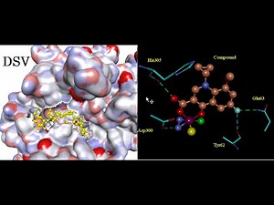 Discovery Studio Visualizer - 5 (DSV) surface, ribbon model, background, RMSD ‪@MajidAli2020‬