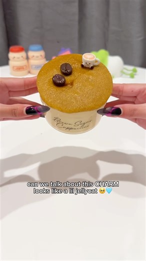 macarons slime review! ft. brown sugar cappuccino 🤎 #slimeasmr #slimechannel #satisfying #new