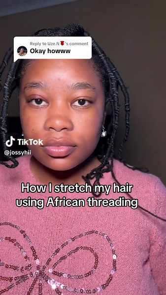 The Perfect African Threading Method for Stretching Hair | Results in 24 Hours
