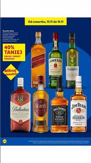 Lidl Katalog alkoholi mocnych 13.11. - 15.11.