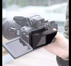 Digital Cameras and Accessories Hood Camera LCD Shade 2.75 * 2.05 * 0.39nch Camera LCD Monitor Screen Folding Hood Sun Shade Protective Cover for D850