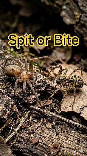 Spitting Spider vs Brown Recluse – Who Wins?#BrownRecluse #SpittingSpider #SpiderFacts