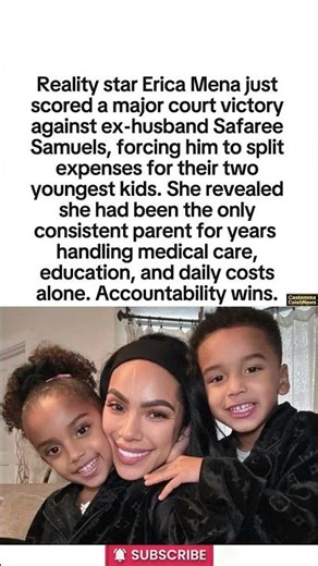 Erica Mena Wins in Court ⚖️👑#shorts #EricaMena #SafareeSamuels #relationship #marriage #dating