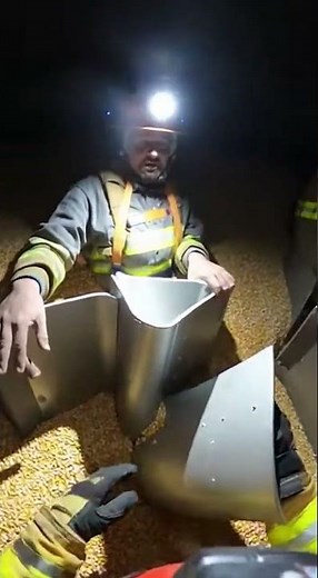 Trapped in Grain Silo Emergency Rescue