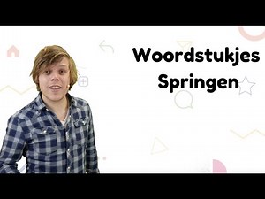 Woordstukjes springen - Bewegend leren met Meester Sander