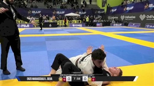 Enzo Marasciulo L Silva vs Alex Anthony Williams 2026 European Jiu-Jitsu IBJJF Championship