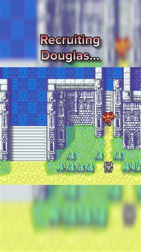Recruiting Douglas in The Binding Blade... #fireemblem #bindingblade