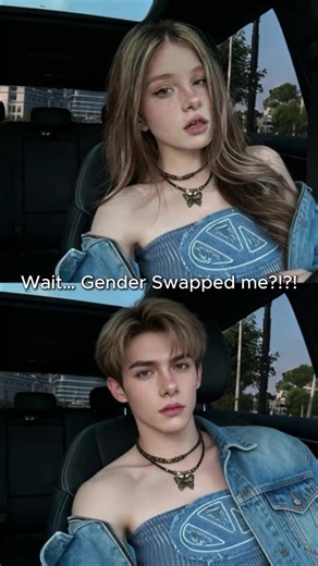 Wait…Gender swapped me?! See the AI magic in action! #fotor #ai #photoediting #aigenerator #aieffect