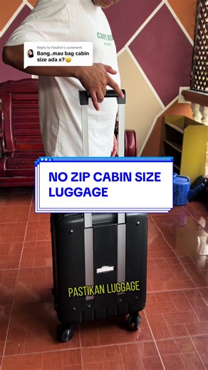 NO ZIP CABIN SIZE LUGGAGE - Sturdy and Stylish Clip Closure