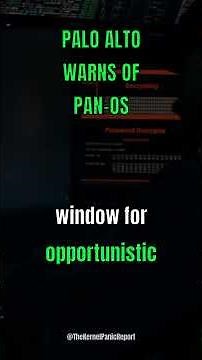Palo Alto warns of PAN-OS User-ID Authentication Portal RCE zero-day being exploited.