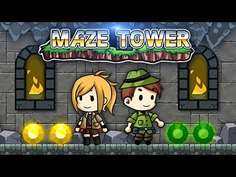 Maze Tower Game Walkthrough - (2 PLAYER ARCADE)