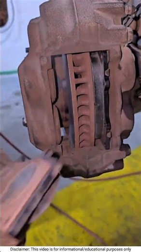 Brake Service | Install New Brake Pads Step by Step 🛠️🚗 #shortsfeed #automobile #mechanic