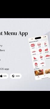 Restaurant Menu App - Qr Code Restaurant Menu Maker and Contactless Table Ordering System
