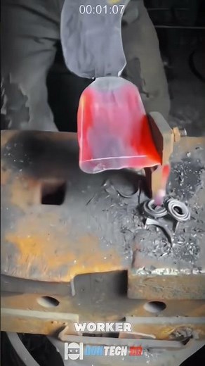 Forming Hot Steel with Powered Forging Shears- Satisfying jobs and machinery in the world