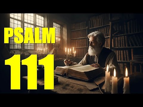 Psalm 111 Reading: Great Are the Lord's Works (With words - KJV)