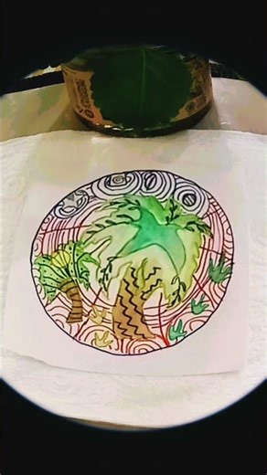 Nature is the best resource of drawing pattern tiles Zen tangle.