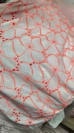 cotton embroidery 56 inch