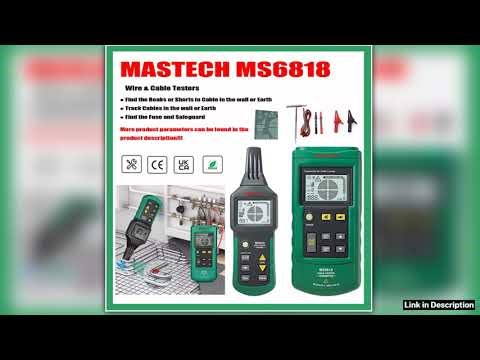 MASTECH Portable Professional Wire Cable Testers MS6818 Wire Cable Tracker Metal Pipe Locator