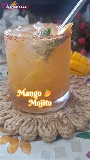 Mango Mojito| Summer Spl Mango Recipe ‪@JignaGosar‬ #mangomojito #mango