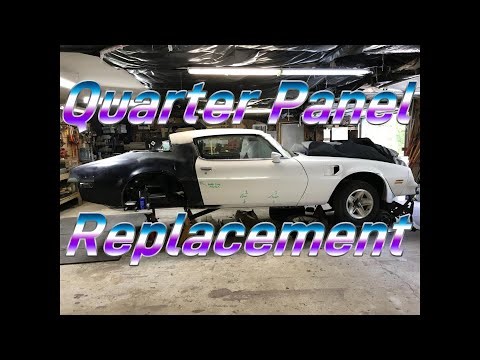I put a new Quarter panel on the Trans Am. SORT OF !!!!