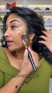 Olive complexion expert @monica.raviii details the newly enhanced LUMINOUS SILK FOUNDATION, now improved for a better shade match. #Armanibeauty #LuminousSilk #Foundation | Armani beauty