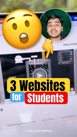 Shagun Verma on Instagram: "3 Useful Websites for Students! #reels #websites #chaskaforyou Hum dekhenge 3 Useful Websites joki sabhi Students ko apne Laptop par jarur try karke dekhi chahiye- 1. PHET: Ye website par aapko aapko Physics ya Math ke topics par dher saare simulations mil jayege. 2. mindluster.com: Ye ek educational platform hai joki aapko 3 lakh se bhi jyada courses provide karta hai, aur course complete karne par aapko certificate bhi milega. 3. roadmap.sh: Ye website aapko kisi bh