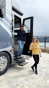 2.2M views · 31K reactions | Setting up our motorhome for winter camping 略 Are we crazy?! RV  American Coach #fleetwoodfamilypartner #rvlife #motorhome #camping | Fuel Your Wander | Facebook