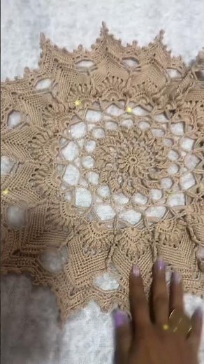 Crowns of Majesty crochet tablecloth tutorial available now