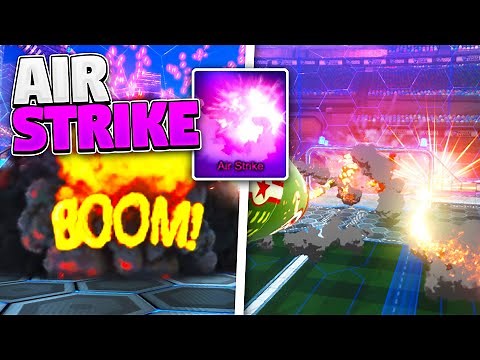 *OMG* THE NEW AIR STRIKE Goal Explosion DEMOLISHES PLAYERS On Rocket League!