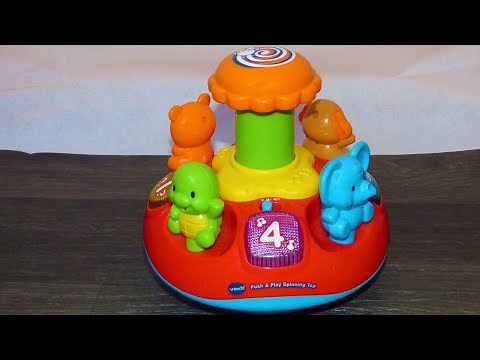 VTech Baby push and Play spinning Top Toy