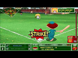 Backyard Baseball 2001 / Blue Melonheads / Season Mode / Hard - Game 7