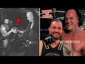 Undertaker all backstage moments lBehind The Scenes of The Undertaker's Final Farewell 2020,Roman