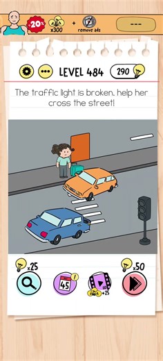 Brain Test Level 484 Solution & Walkthrough | Tricky Puzzles (Android & iOS Shorts)