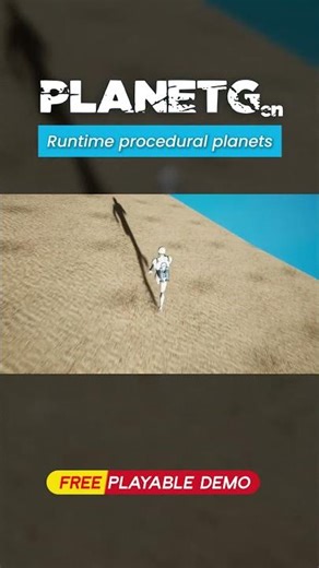 PlanetGen 1.1 — Planetary Atmosphere | SunSky Integration | Procedural Spherical Terrain | UE5