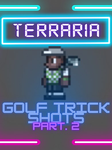 Golf Trickshots Highlights in Terraria Gameplay