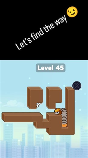 Snake puzzle Mobile Gameplay Level 45 #gaming #andriodgaming #mobilegame #games