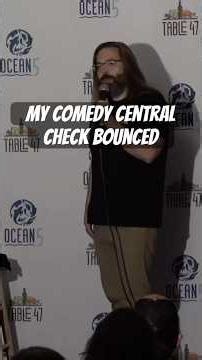 My Comedy Central check bounced #comedy #standup #shorts