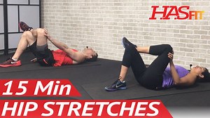 Did you know tight hips can cause lower back, hip, knee, and even ankle pain? Improve your hip mobility with this stretching routine 👉 https://goo.gl/GMhlMZ | HASfit