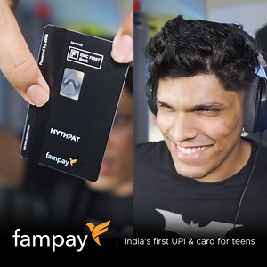 Are you still using cash or your dad's debit card? No more! Download FamPay! 😎 | FamApp : UPI & Card