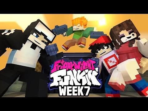 Tankman Battle [ Full part ] - Minecraft Friday night funkin Animation
